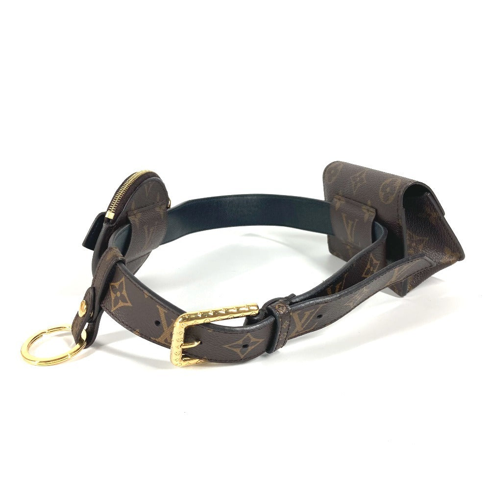 LOUIS VUITTON Waist bag Monogram canvas Brown Monogram Santur Daily Multi Pocket 70