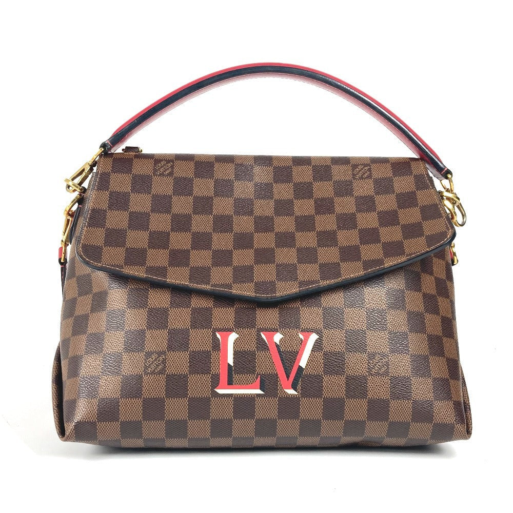 LOUIS VUITTON Handbag Damier canvas Brown Damier Bobble Scarlet