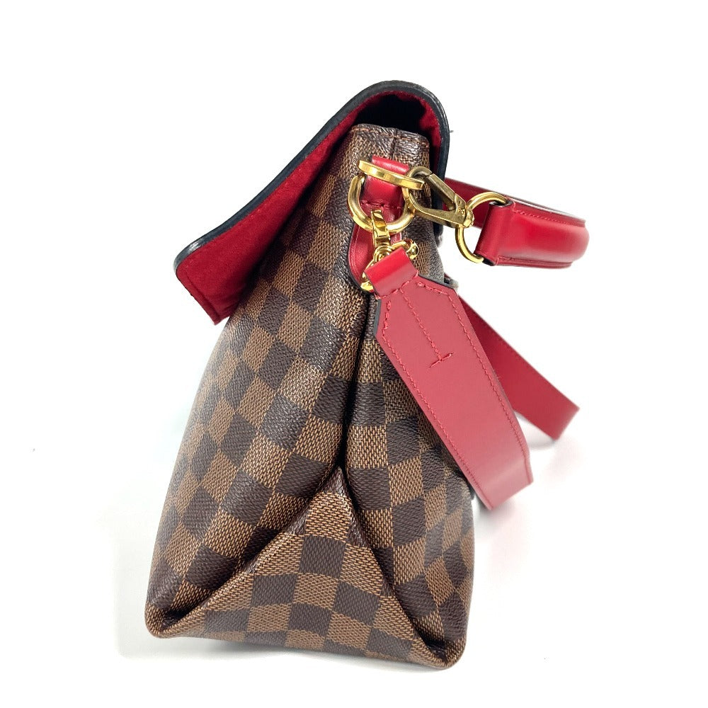 LOUIS VUITTON Handbag Damier canvas Brown Damier Bobble Scarlet