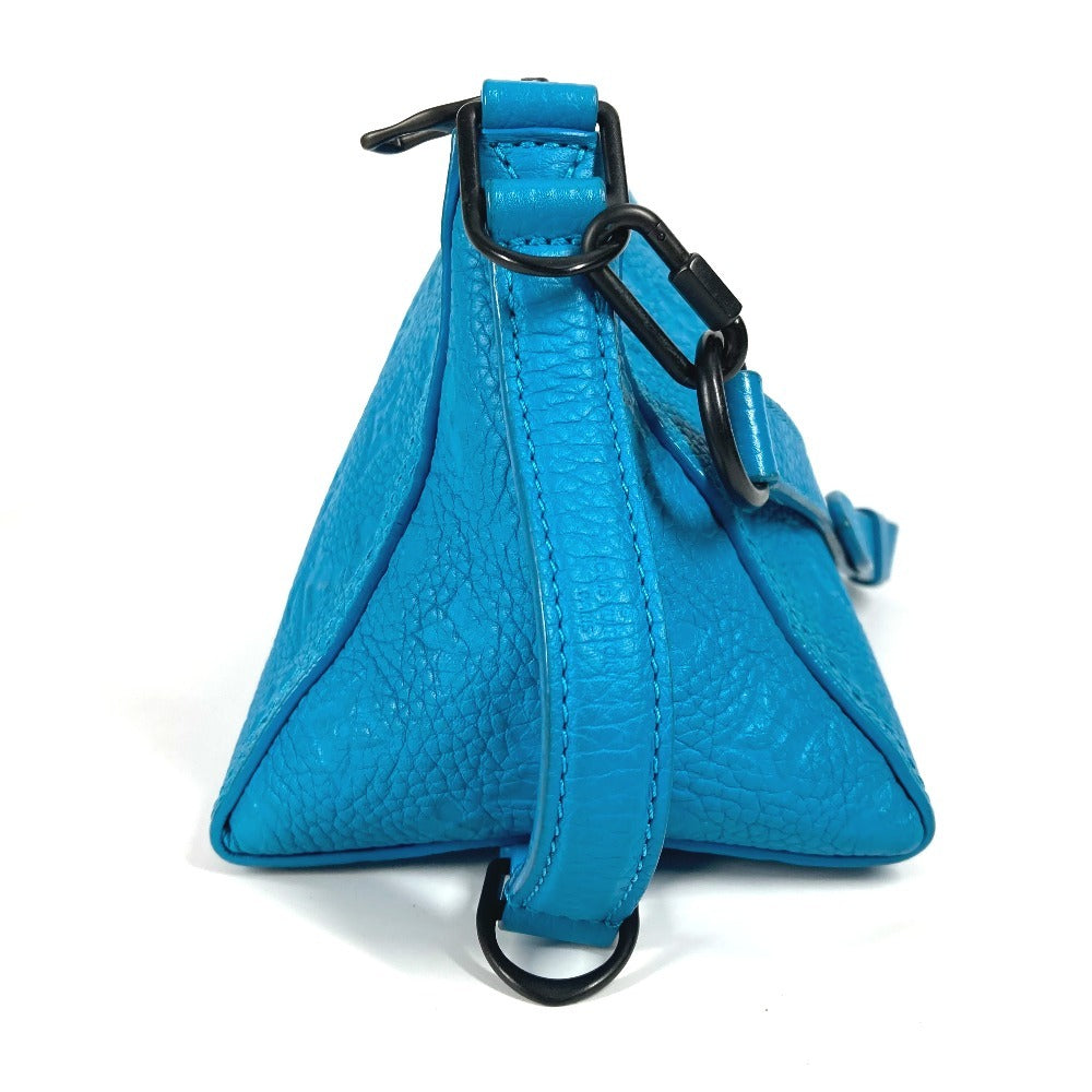 LOUIS VUITTON Shoulder Bag Monogram Ann Platt Leather blue Monogram Ann Platt Triangle Messenger