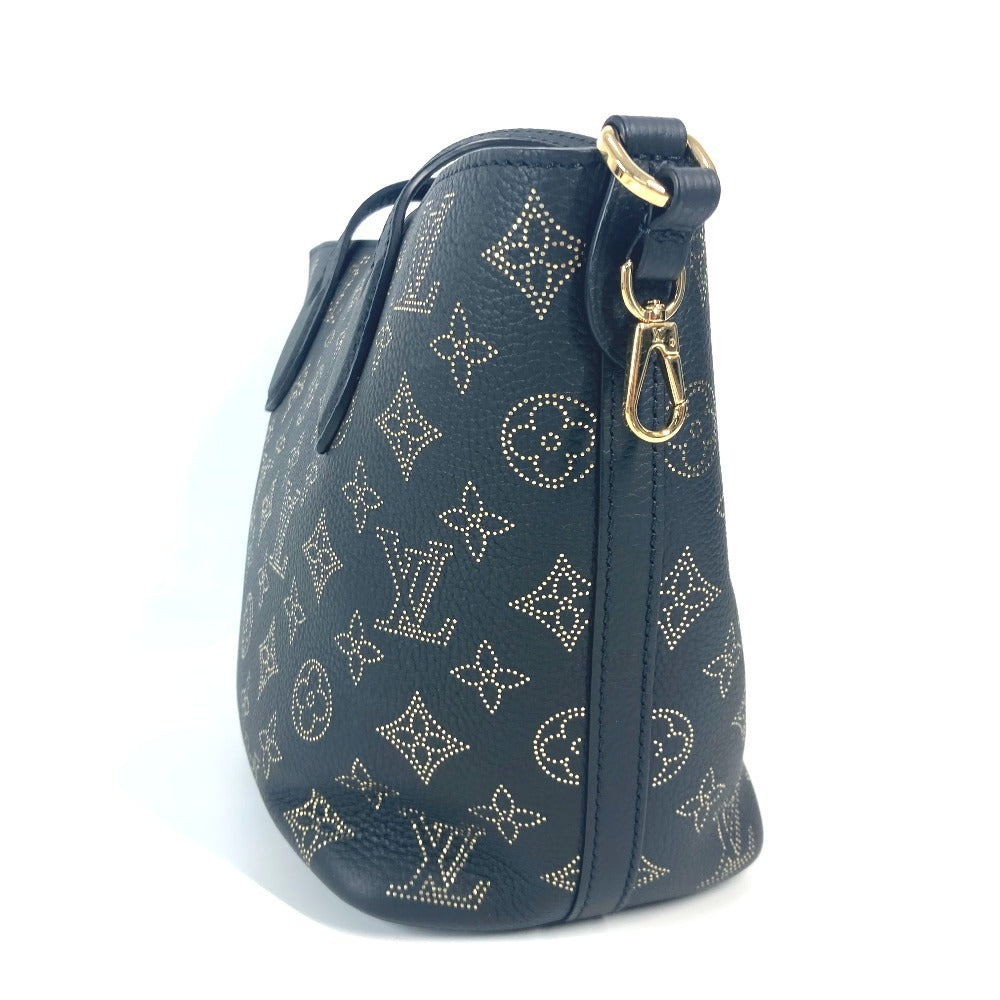 LOUIS VUITTON Shoulder Bag monogram mahina leather black Monogram Mahina Blossom PM Women