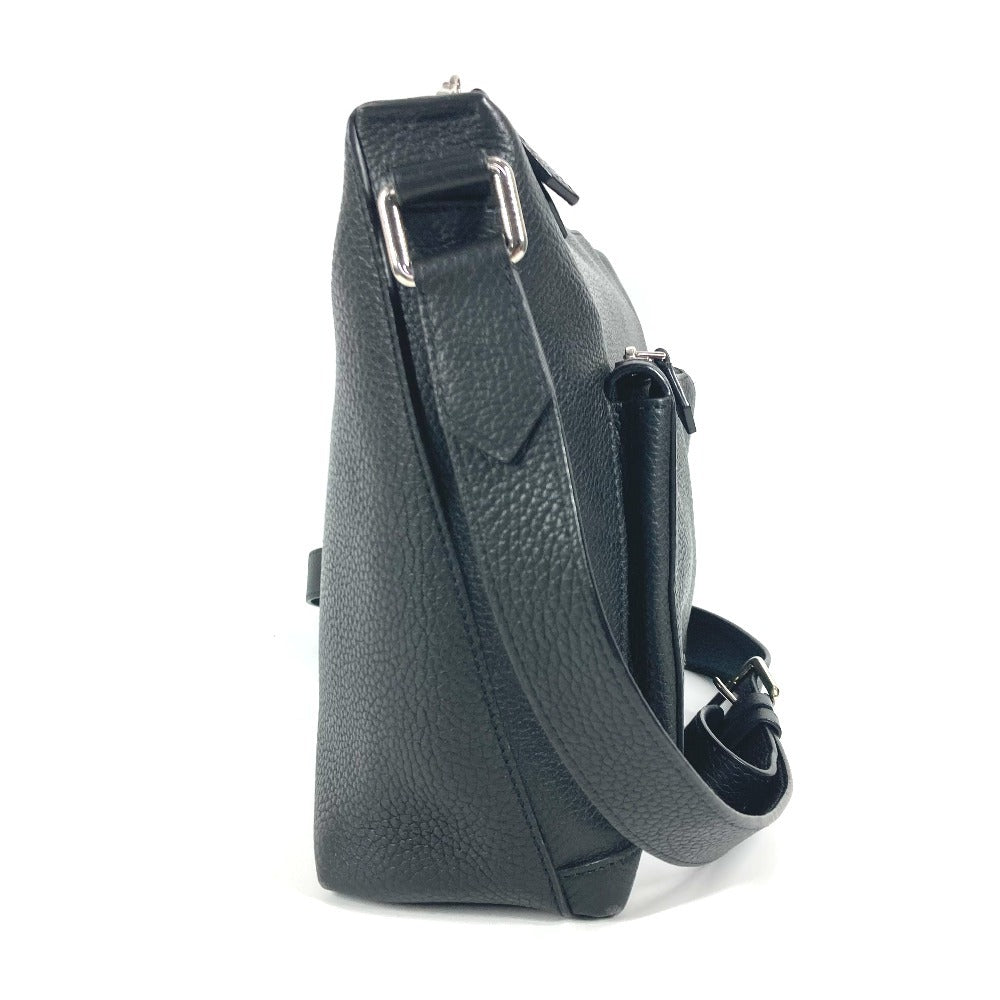 LOUIS VUITTON Shoulder Bag Taurillon Clemence Leather black Armando Messenger PM unisex(Unisex)