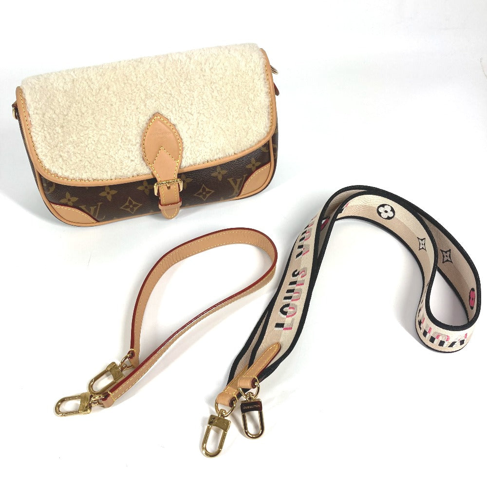LOUIS VUITTON Shoulder Bag Monogram canvas, boa Brown Monogram Diane NM PM Women