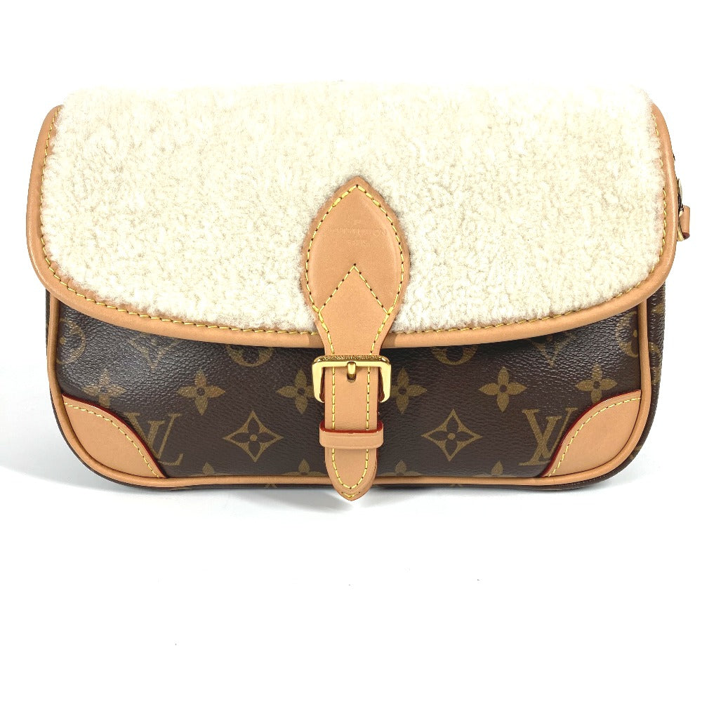 LOUIS VUITTON Shoulder Bag Monogram canvas, boa Brown Monogram Diane NM PM Women