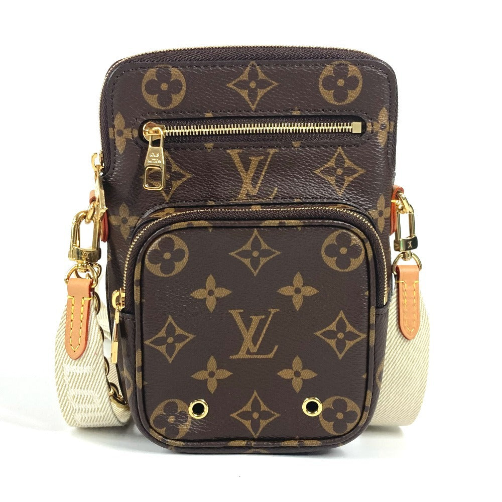 LOUIS VUITTON Shoulder Bag Monogram canvas Brown Monogram Utility crossbody unisex(Unisex)