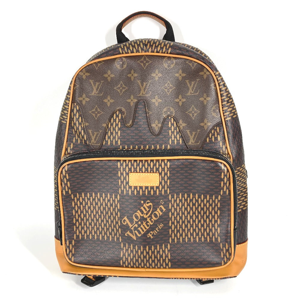 LOUIS VUITTON Backpack Damier Giant Canvas Brown Damier Giant NIGO collaboration Backpack unisex(Unisex)