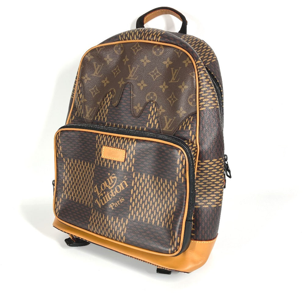LOUIS VUITTON Backpack Damier Giant Canvas Brown Damier Giant NIGO collaboration Backpack unisex(Unisex)