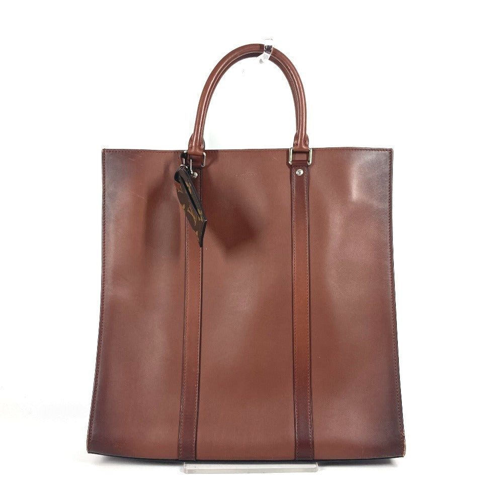 LOUIS VUITTON Business bag Nomad leather Brown Nomad Sac Plat mens