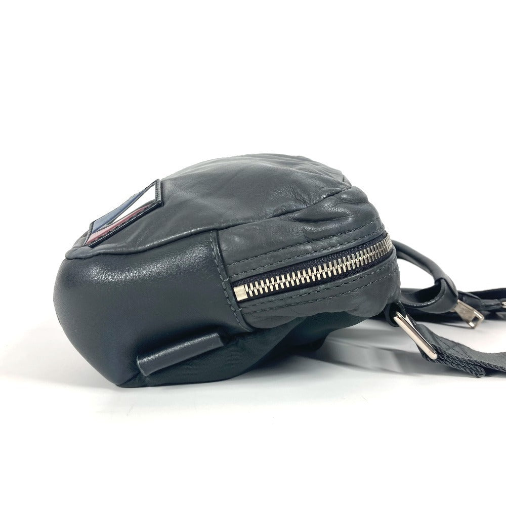 LOUIS VUITTON Sling bag leather gray V line Fast unisex(Unisex)