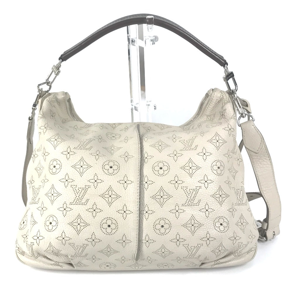 LOUIS VUITTON Shoulder Bag monogram mahina leather beige Monogram Mahina Serene PM Women