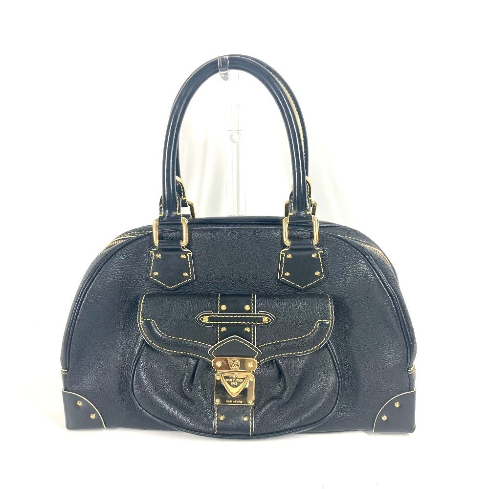 LOUIS VUITTON Handbag Suhari leather black Suhari Spaerb Women