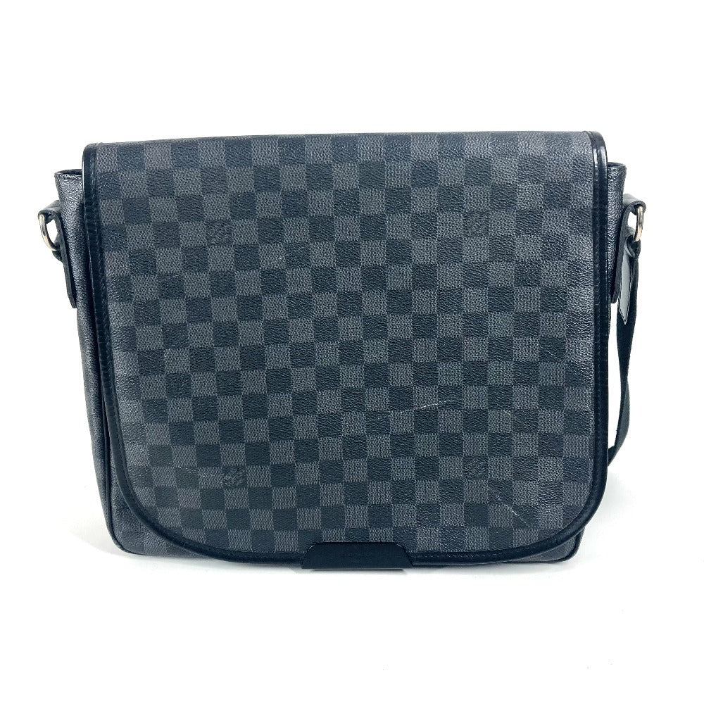 LOUIS VUITTON Shoulder Bag Damier Grafitto Canvas black Damier Grafitte Daniel MM