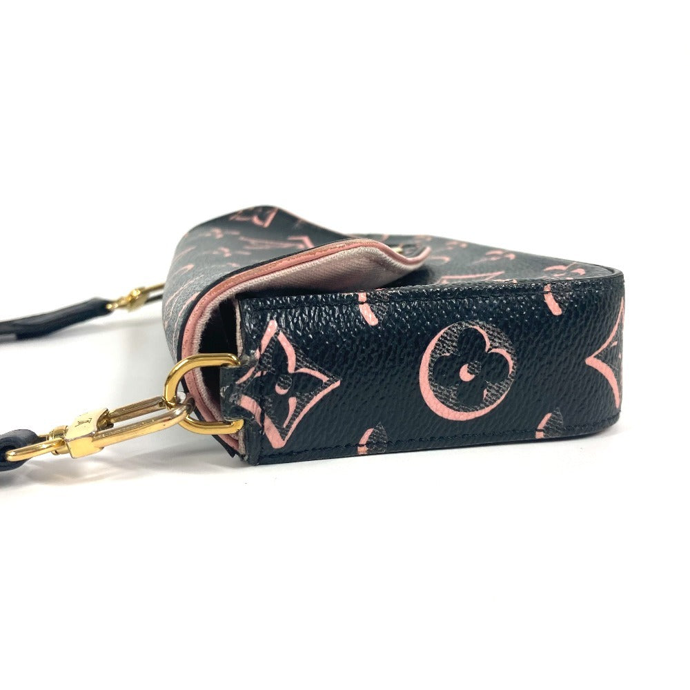 LOUIS VUITTON Shoulder Bag Coated canvas black Fall for You Collection Monogram Multi Pochette Felicie