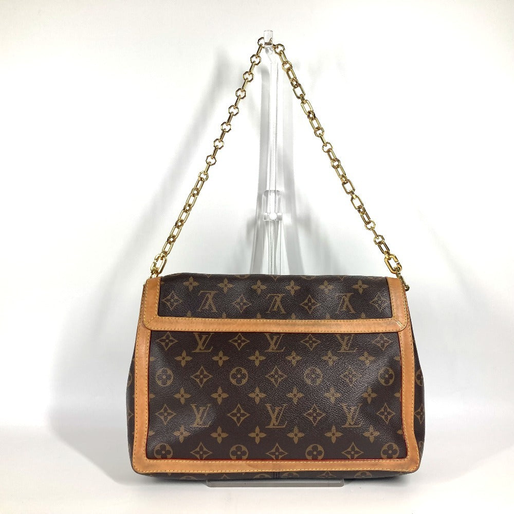 LOUIS VUITTON Shoulder Bag Monogram canvas Brown Monogram Dauphine Soft GM