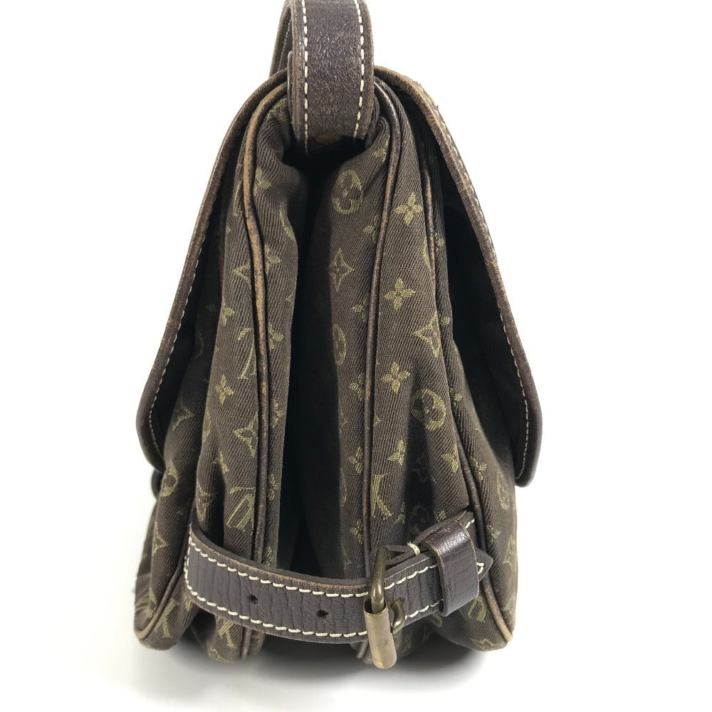 LOUIS VUITTON Shoulder Bag Monogram Mini-LinCanvas Brown Monogram mini run Saumur 30