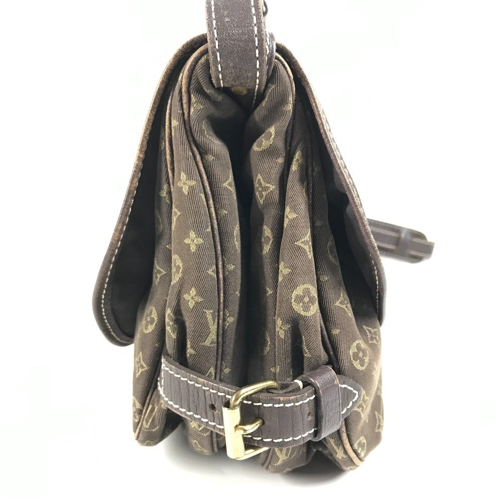 LOUIS VUITTON Shoulder Bag Monogram Mini-LinCanvas Brown Monogram mini run Saumur 30