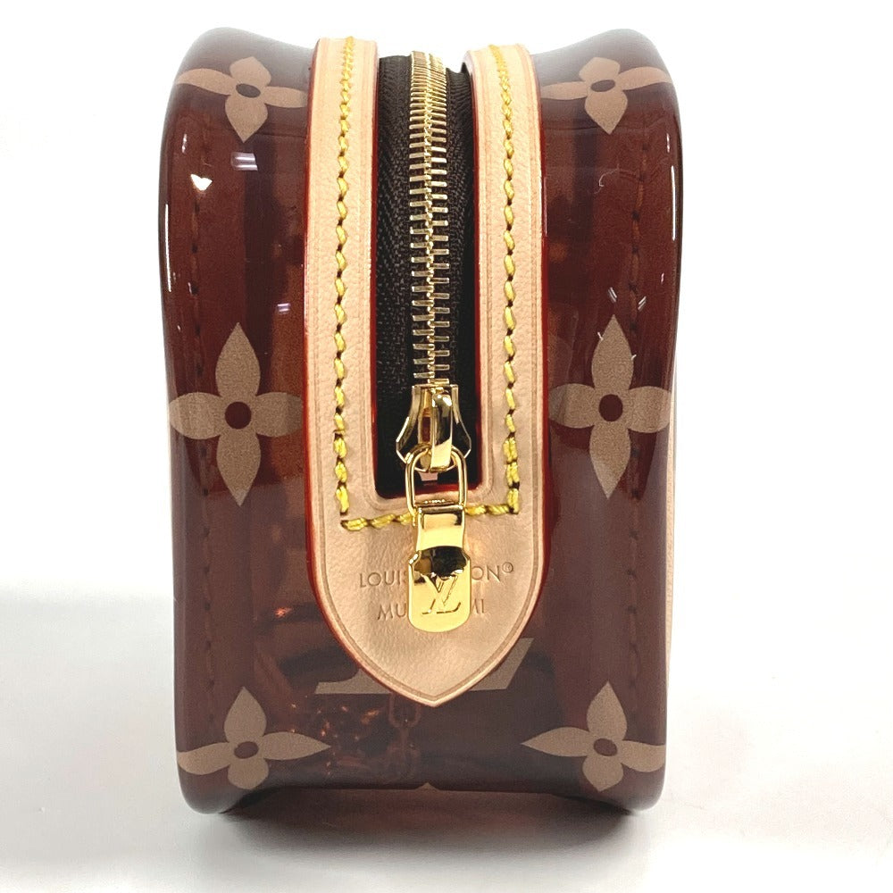  LOUIS VUITTON Pouch PVC Brown Monogram Takashi Murakami Cherry LV × TM Porto Monnaie Cube
