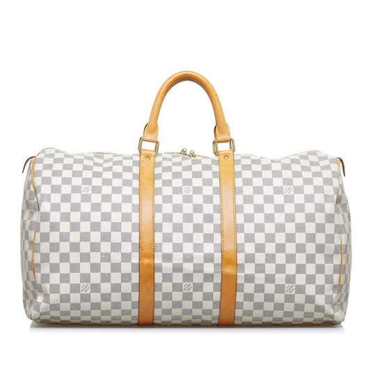 Louis Vuitton Keepall 50 Damier Azur Canvas