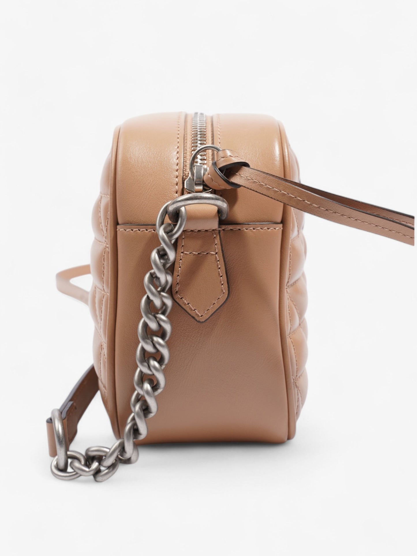 Gucci GG Marmont 2.0 Camera Bag Camelia Calfskin Leather