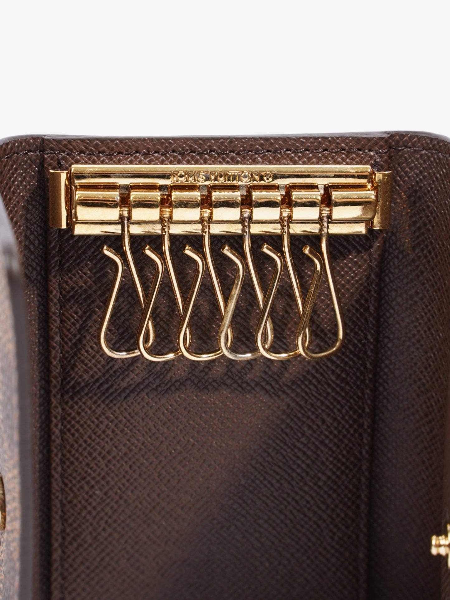 Louis Vuitton Multicles 6 Key Holder Damier Ebene Coated Canvas