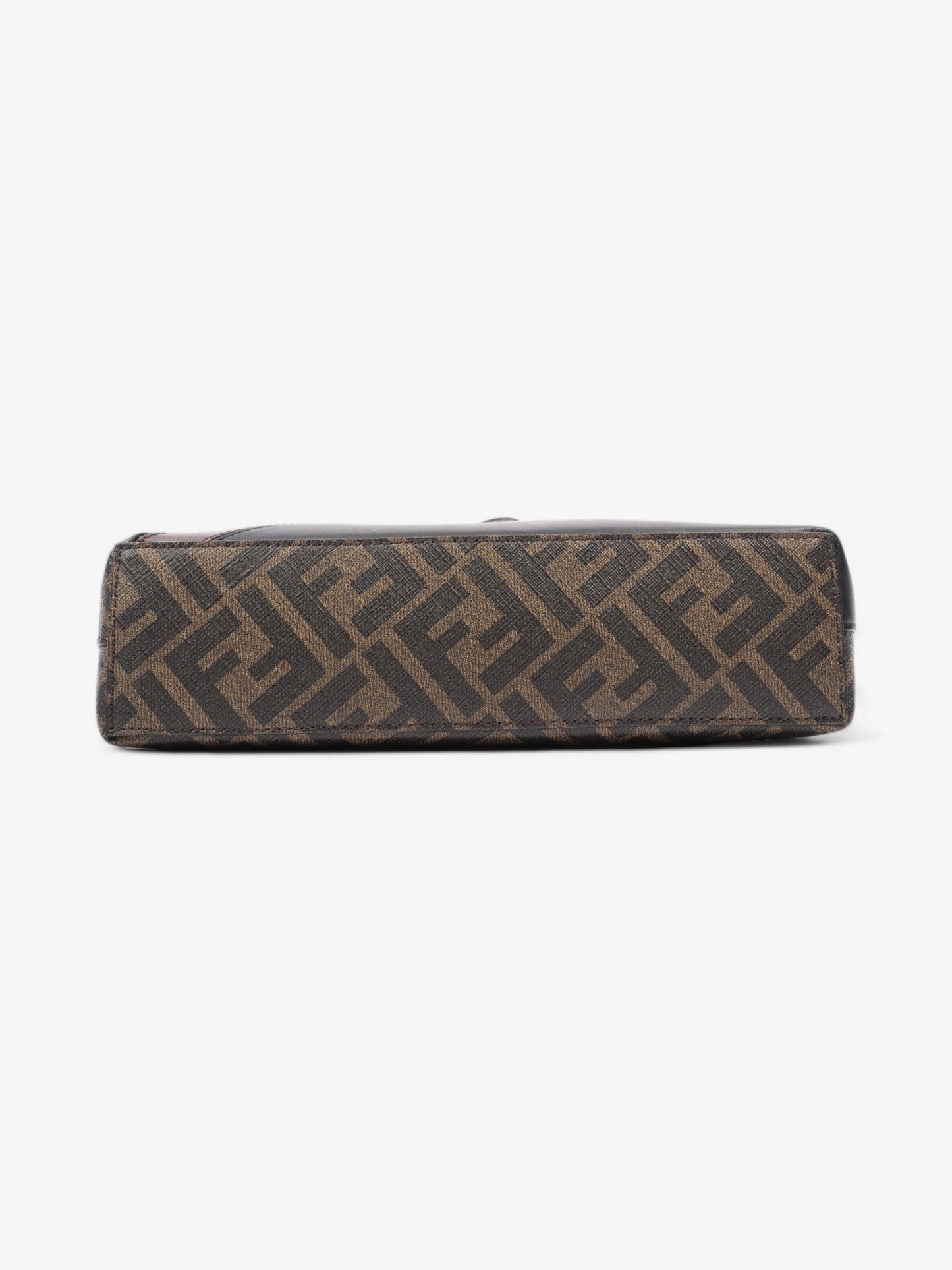Fendi Mon Tresor Brown / Black Calfskin Leather Mini