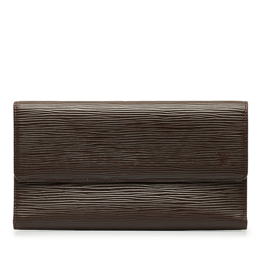 LOUIS VUITTON Epi Portefeuille Sarah Long Wallet Long Wallets