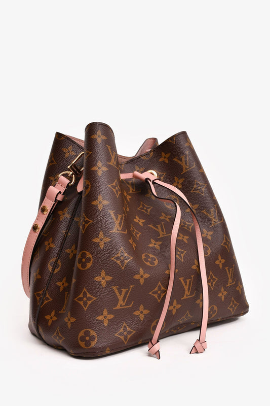Louis Vuitton Brown/Pink Monogram Canvas 'NeoNeo' Bucket Bag