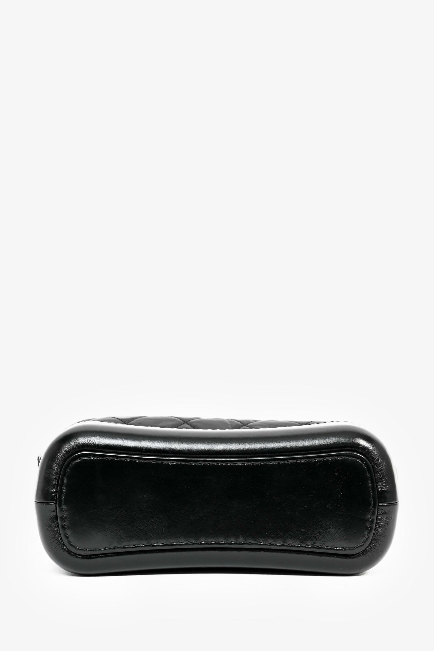 Chanel 2019 Black Lambskin Leather Small Gabrielle Bag