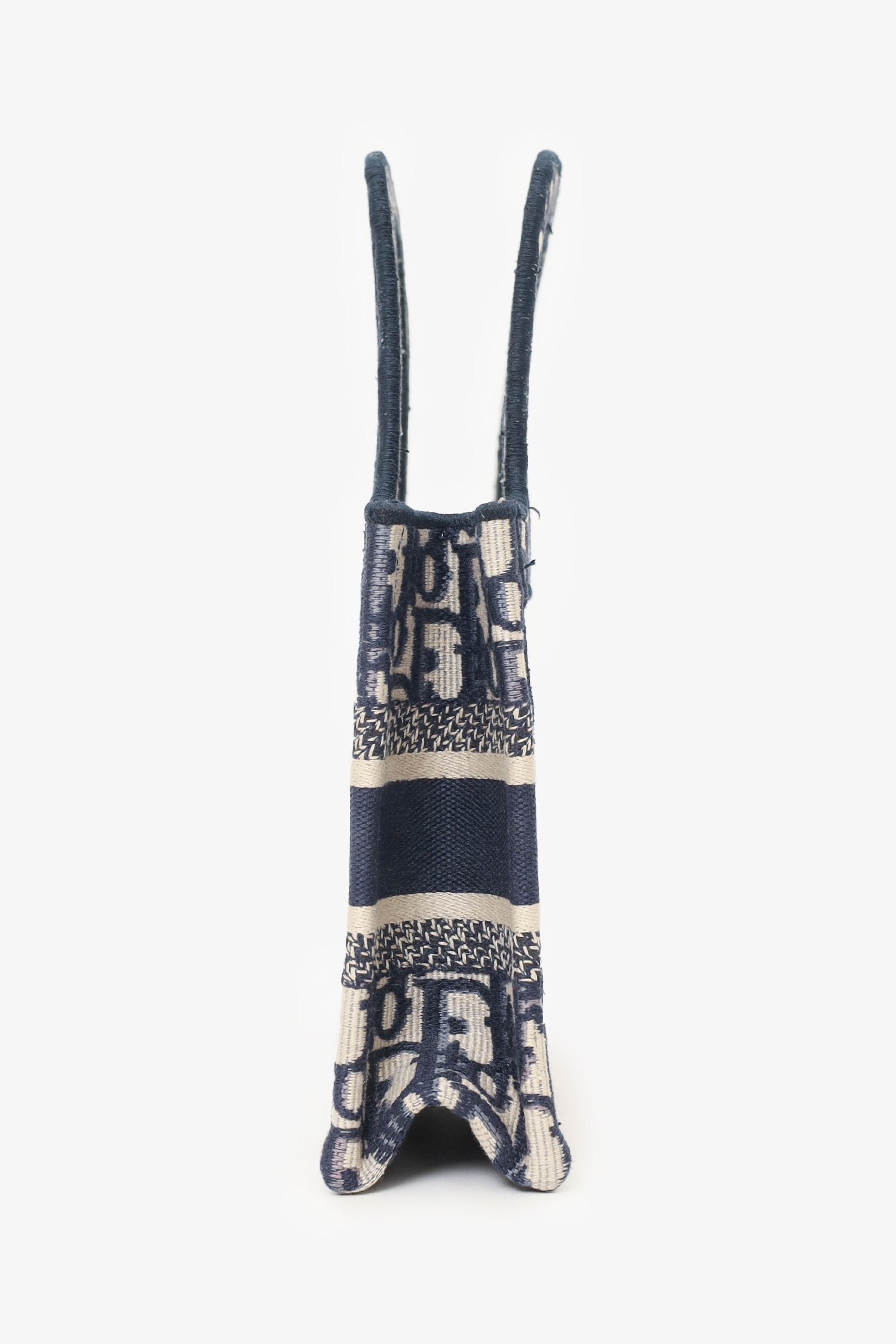 Christian Dior 2020 Navy Oblique Mini Book Tote