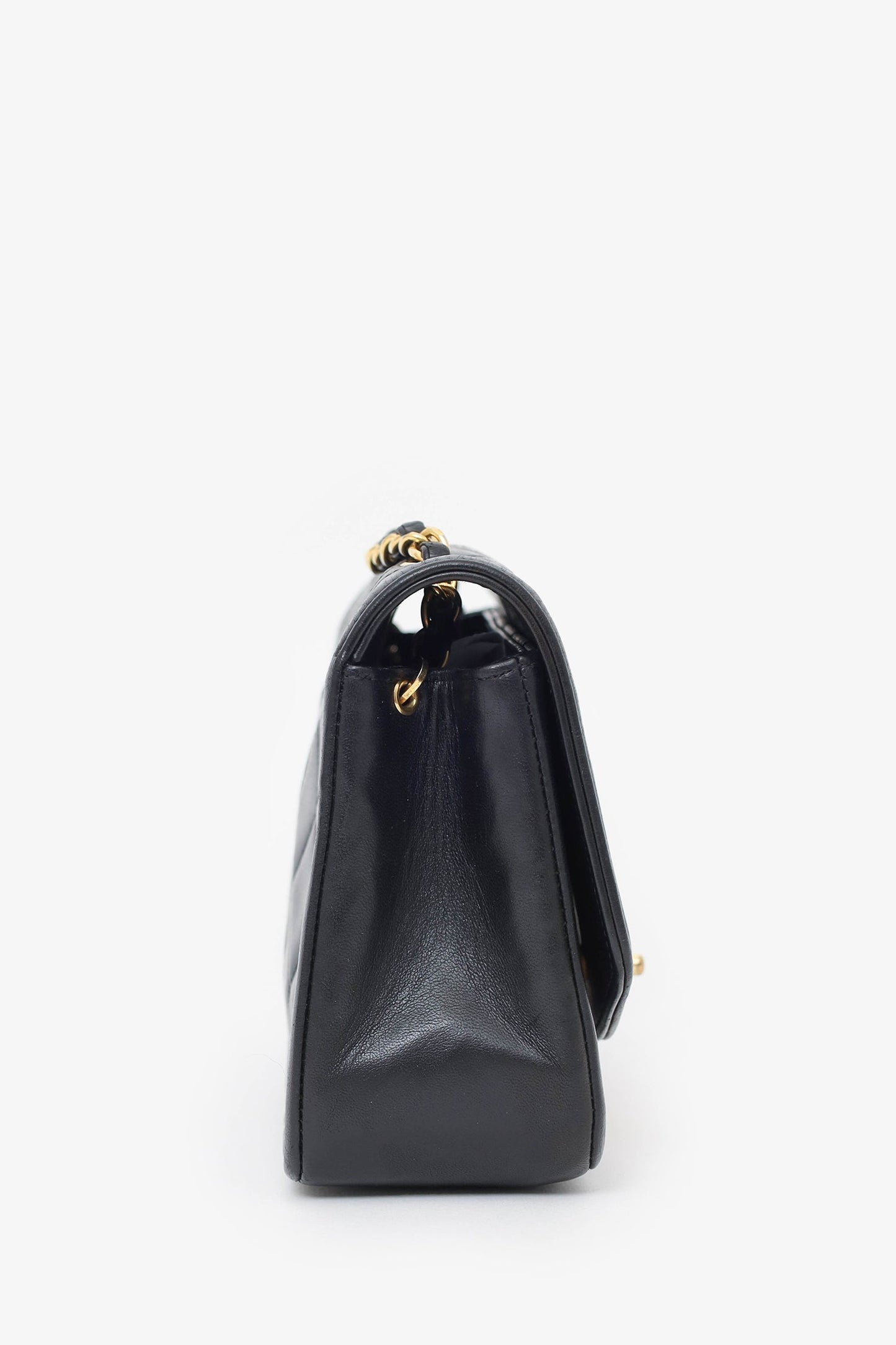 Chanel Black Lambskin Small Diana Flap Bag
