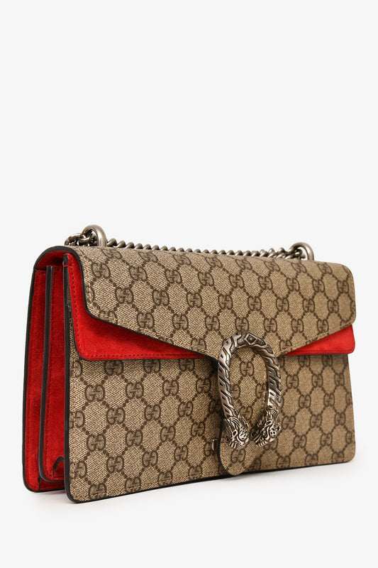 Gucci Leather Canvas Shoulder Bag