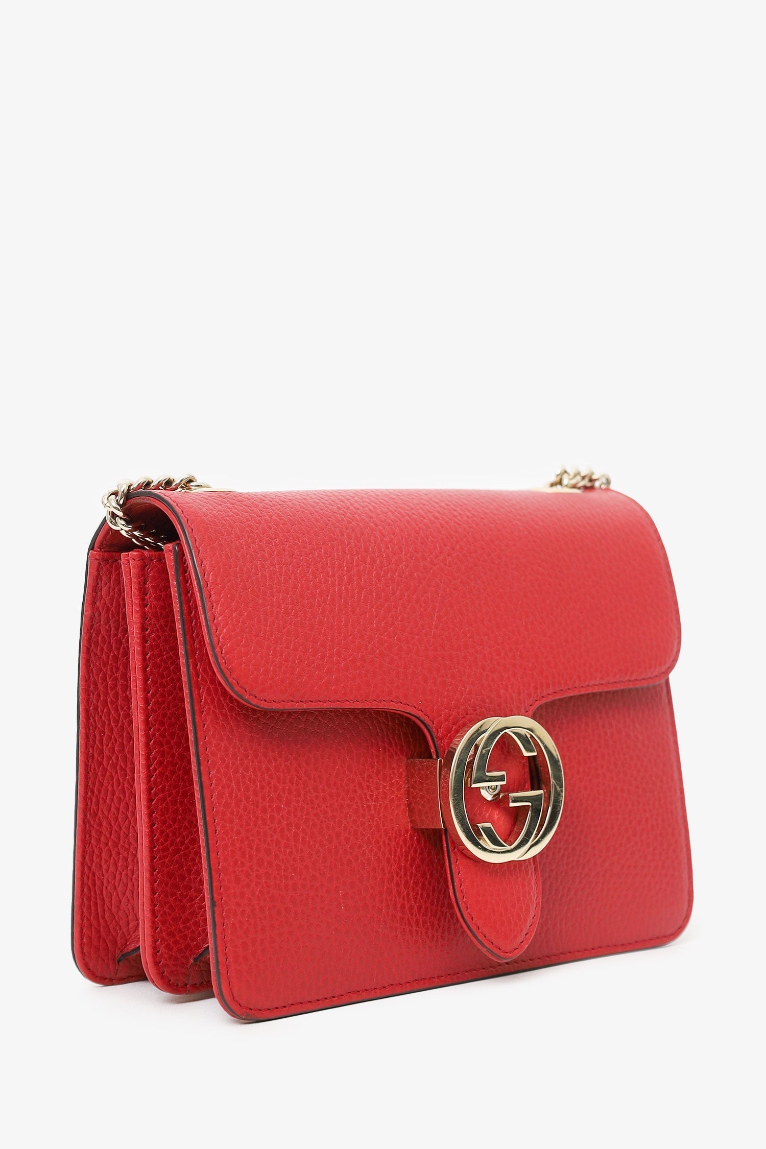 Gucci Chain Leather Crossbody