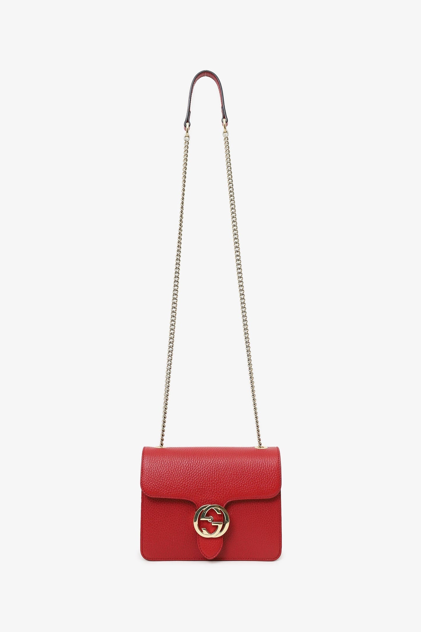 Gucci Chain Leather Crossbody