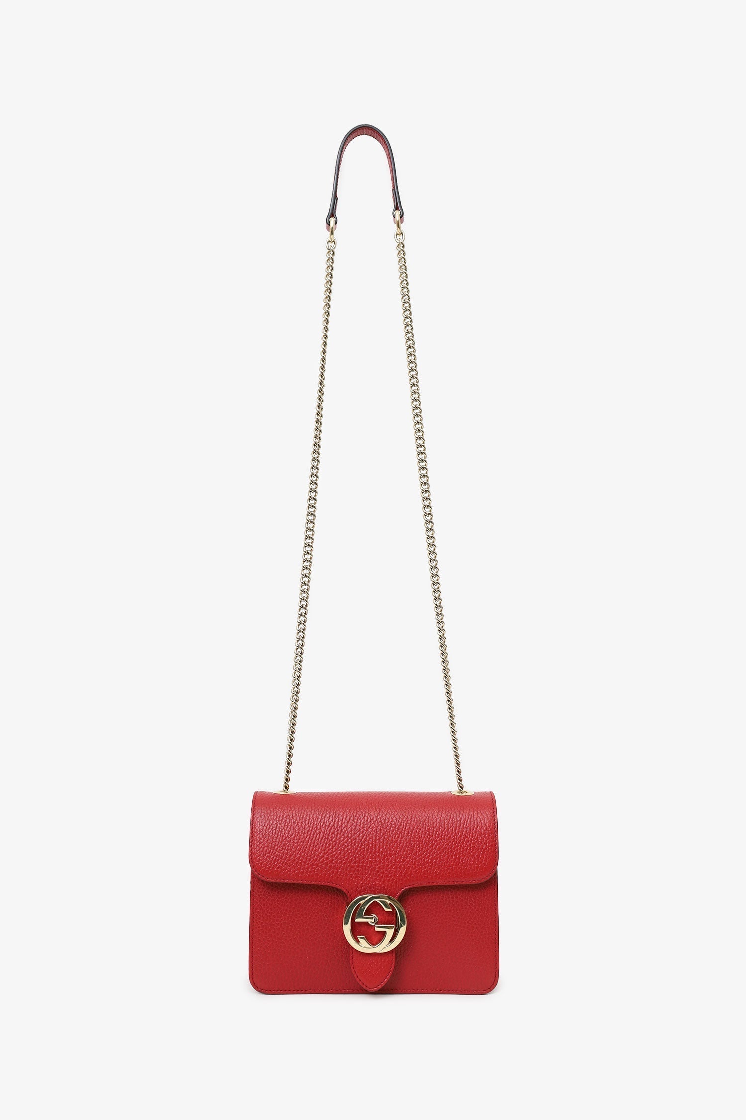 Gucci Chain Leather Crossbody