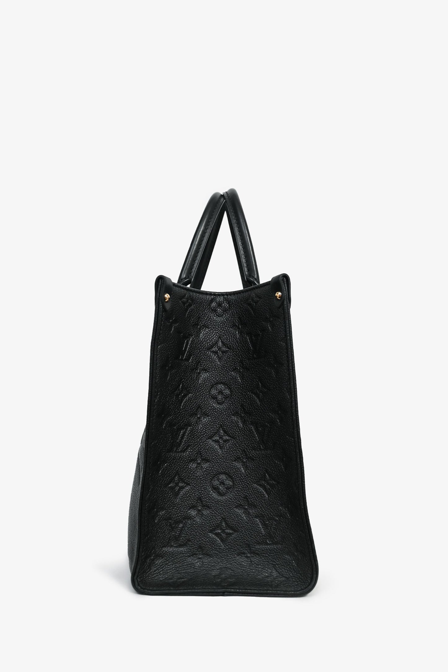 Louis Vuitton Black Monogram Empreinte 'OnTheGo' MM Tote