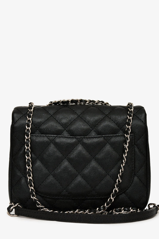 Chanel 2018 Black Caviar Small Urban Companion Bag