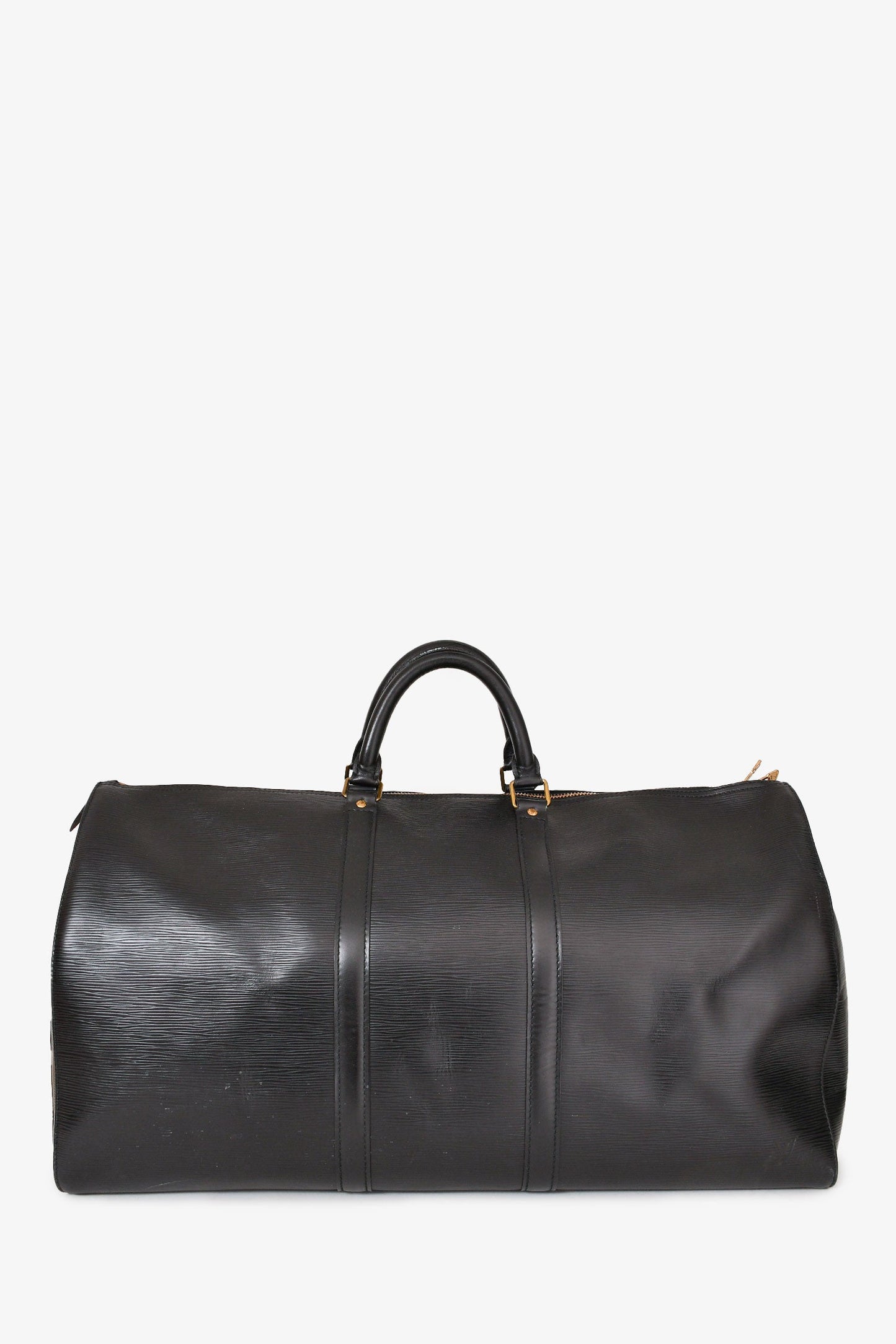 Louis Vuitton 1988 Black Epi Leather Keepall 55