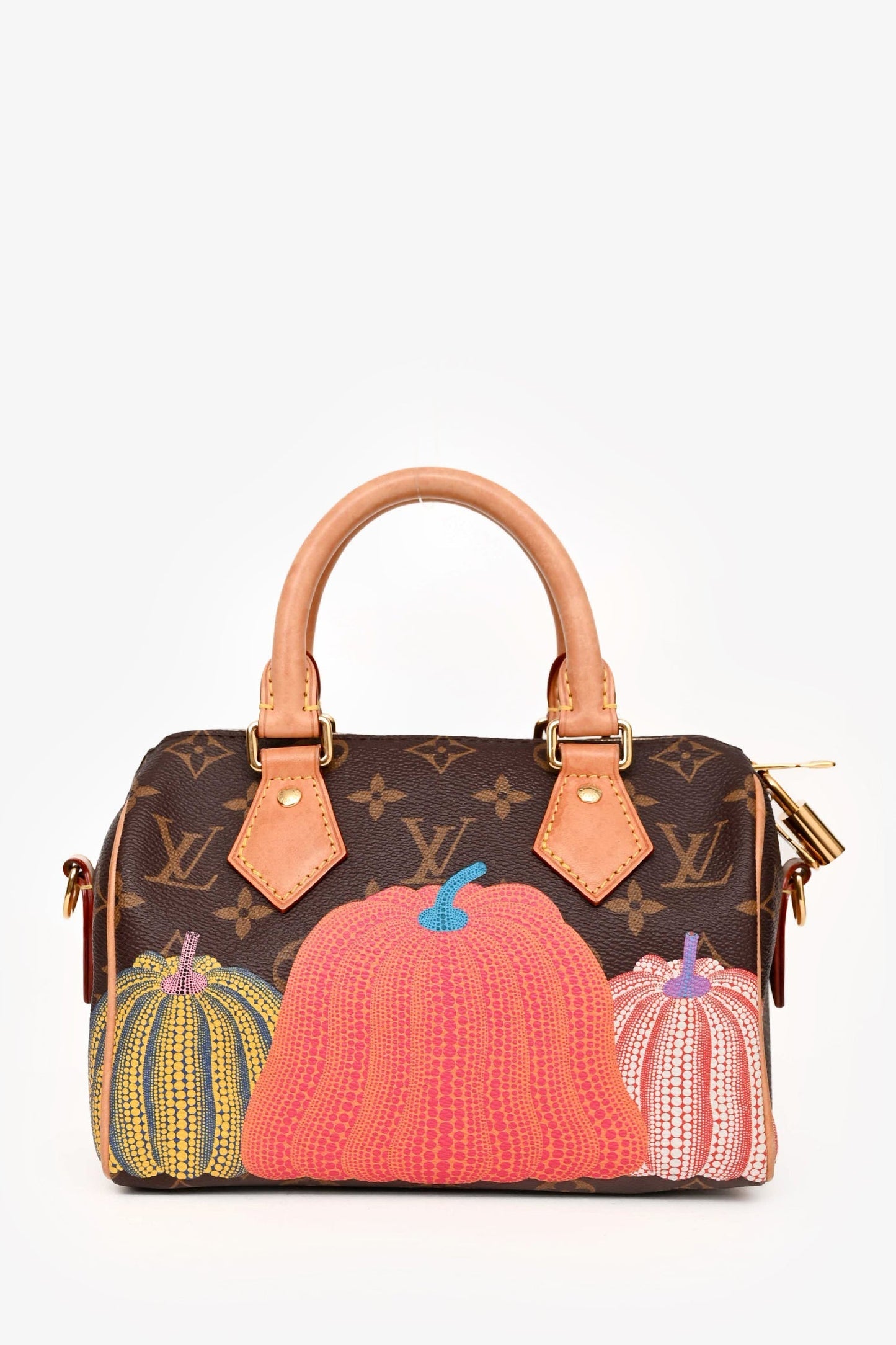 Louis Vuitton X Yayoi Kusama Monogram Pumpkin Bandouliere 20 With Strap