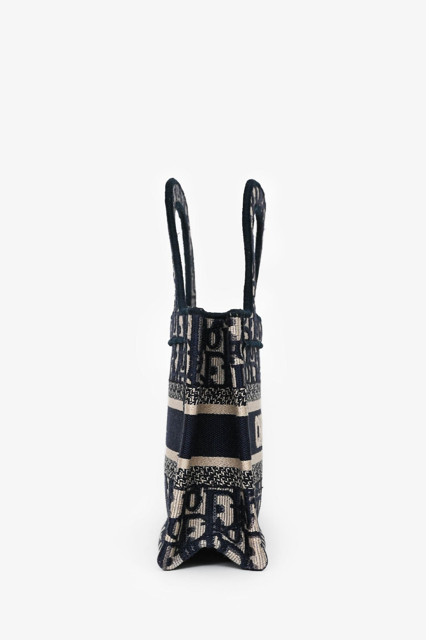 Christian Dior 2019 Navy Oblique Mini Book Tote