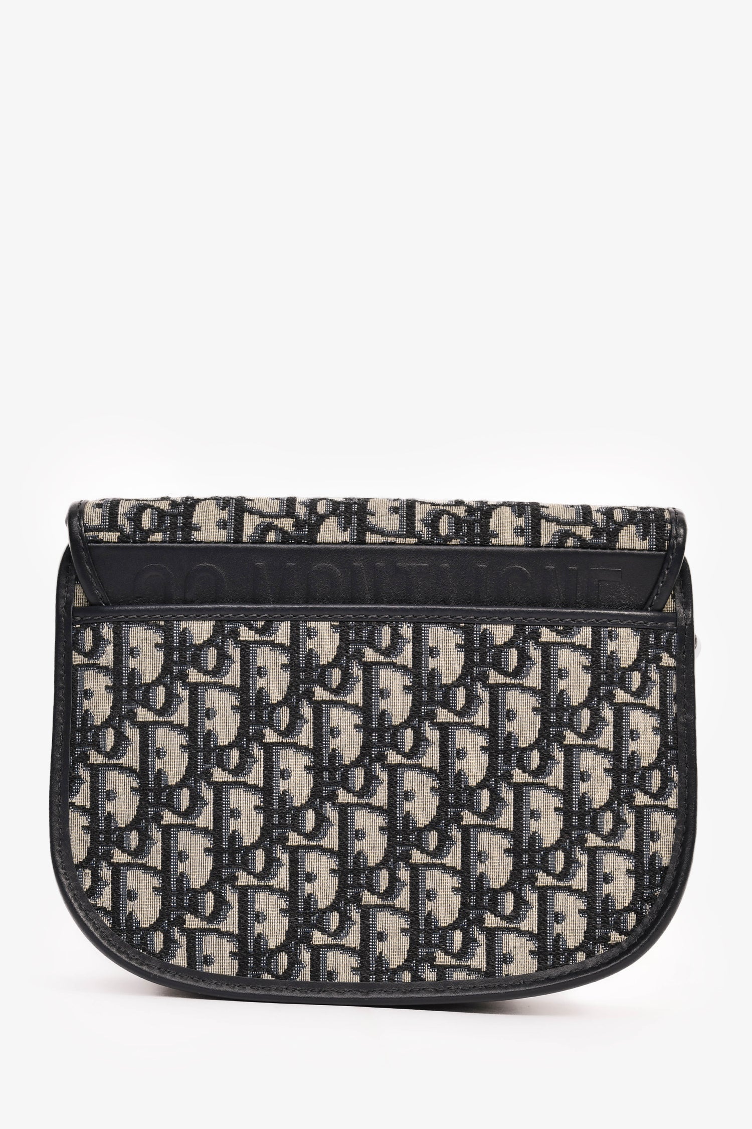 Christian Dior Blue Oblique Medium Bobby Bag