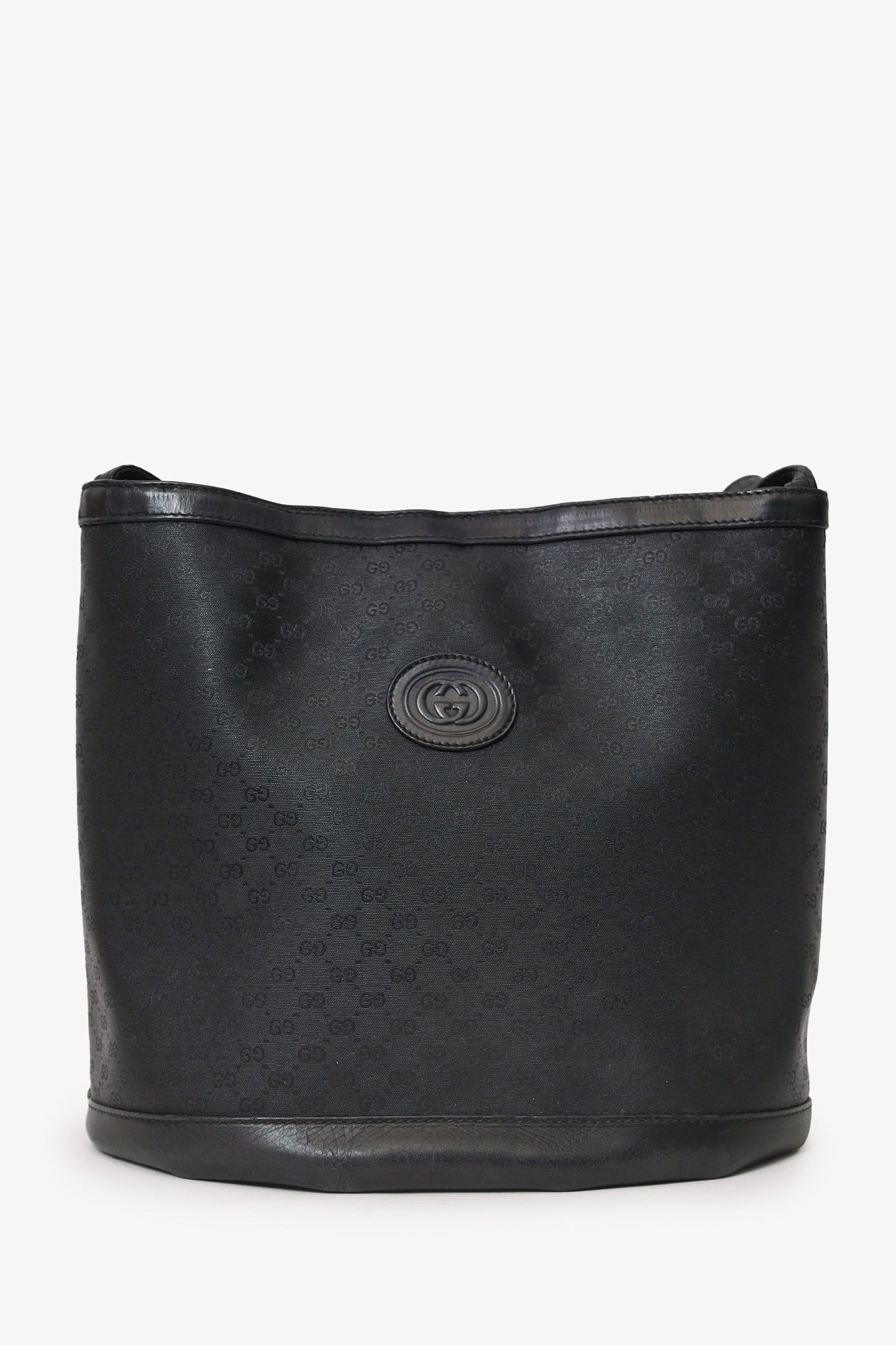 Gucci Black Micro GG Canvas Bag
