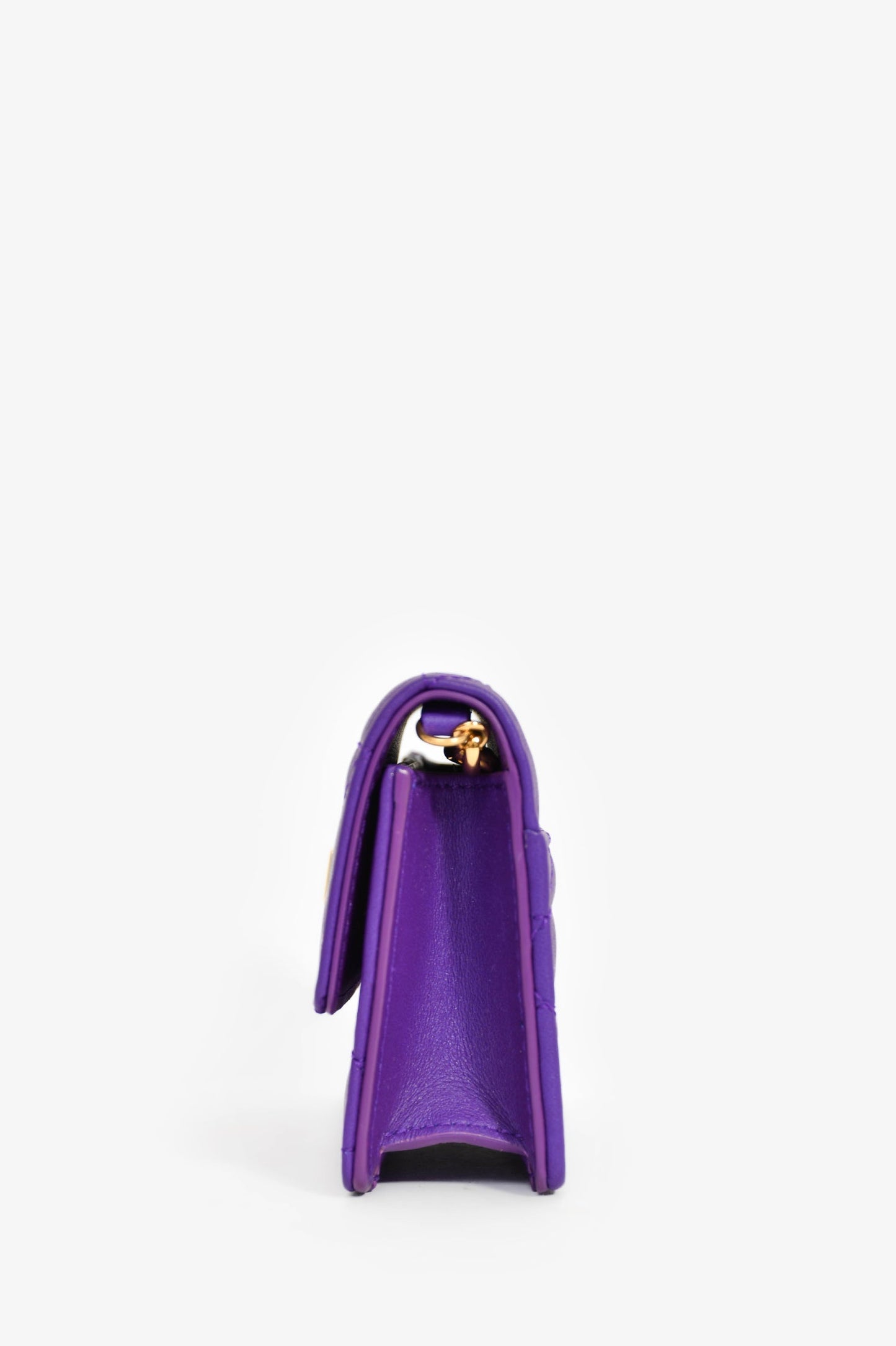Christian Dior 2023 Purple Cannage Micro Miss Caro Bag