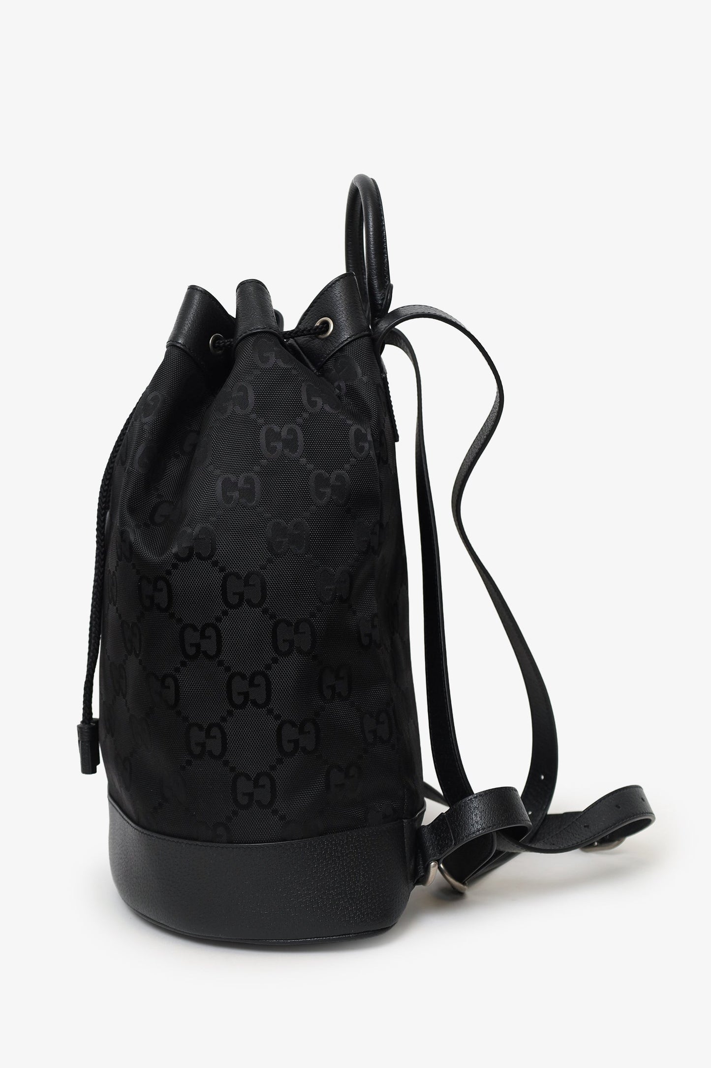 Gucci Black Monogram Econyl Nylon Off The Grid Backpack