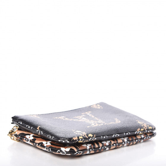 Louis Vuitton | Monogram Giant Jungle Pochette Double Zip Black Crossbody