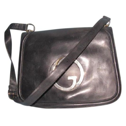 Gucci Envelope Saddle Leather Mini Shoulder Bag