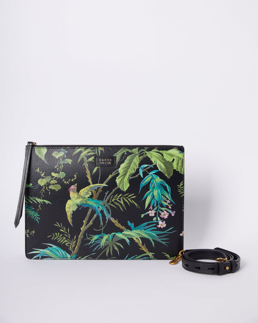 Gucci Lou Nylon Canvas Crossbody