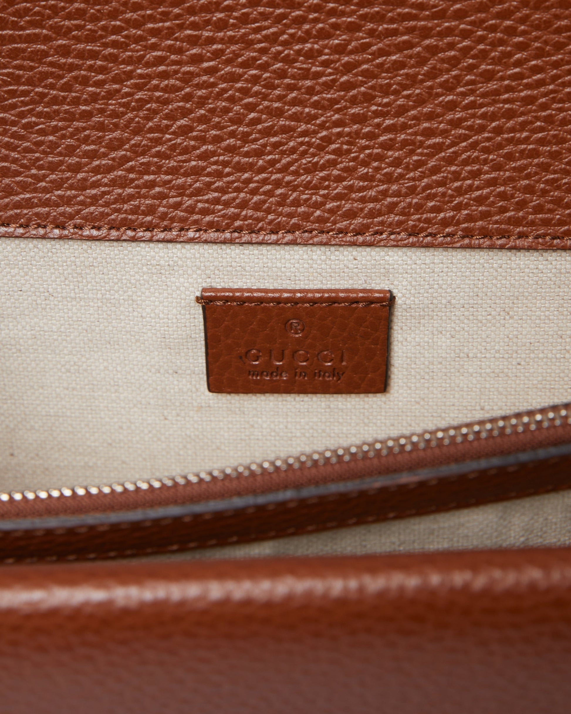 Gucci Lou Monogram Chain Leather Shoulder Bag