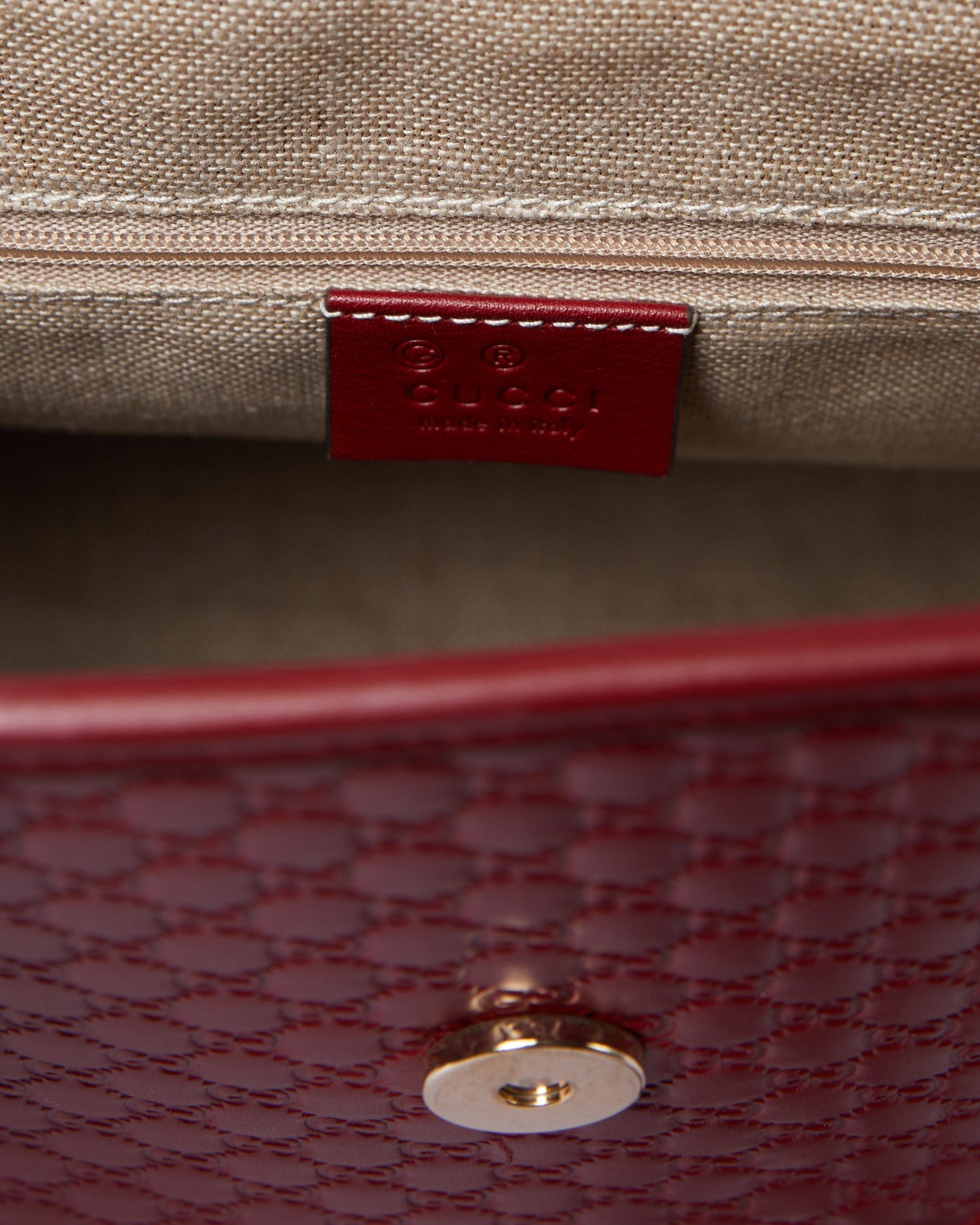 Gucci Lou Leather Top Handle Backpack