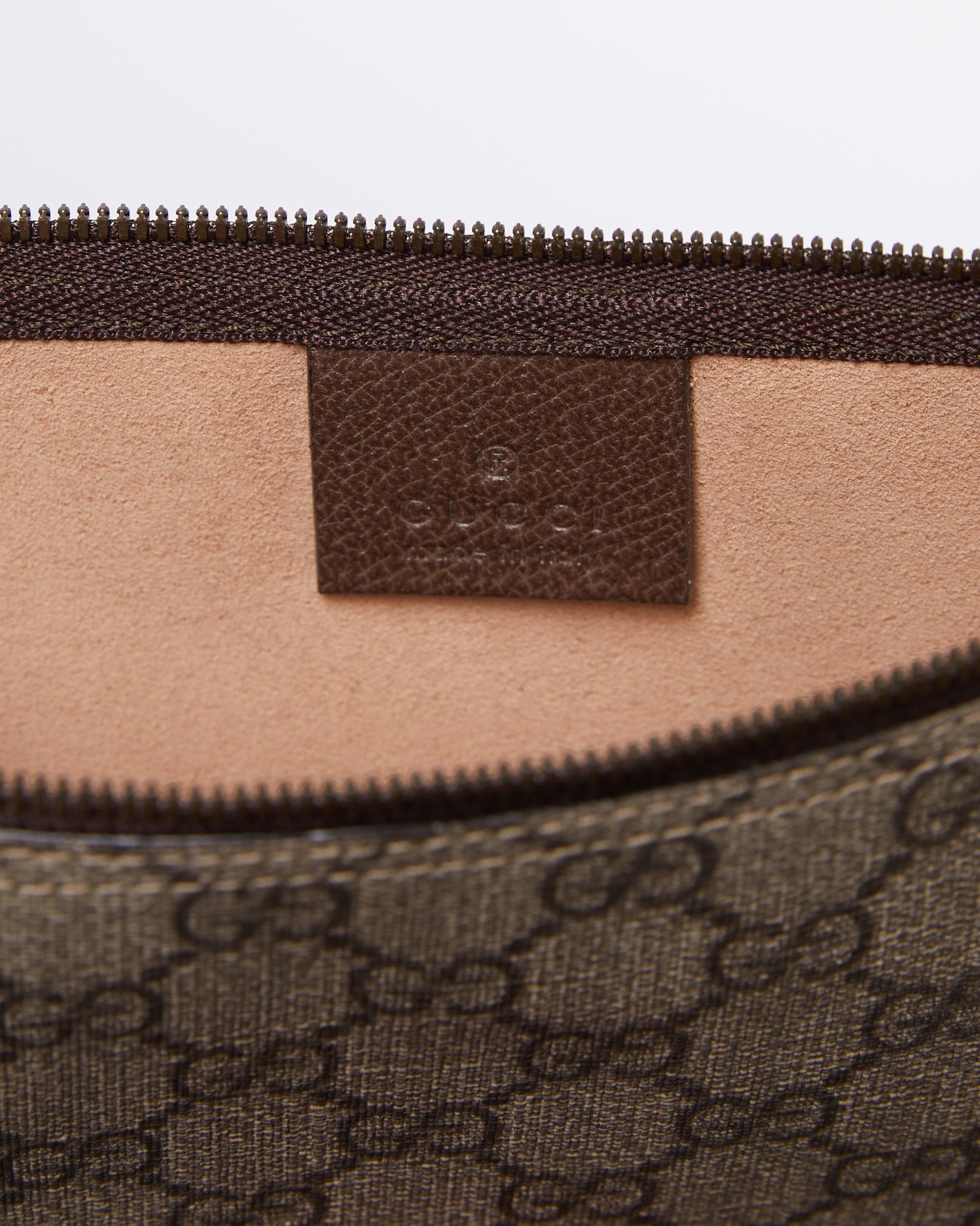 Gucci Lou Leather Canvas Tote