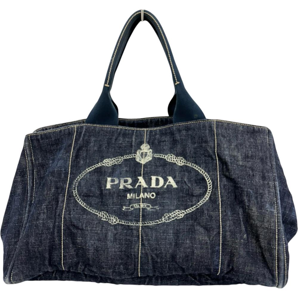 Prada Canapa Canvas Handbag